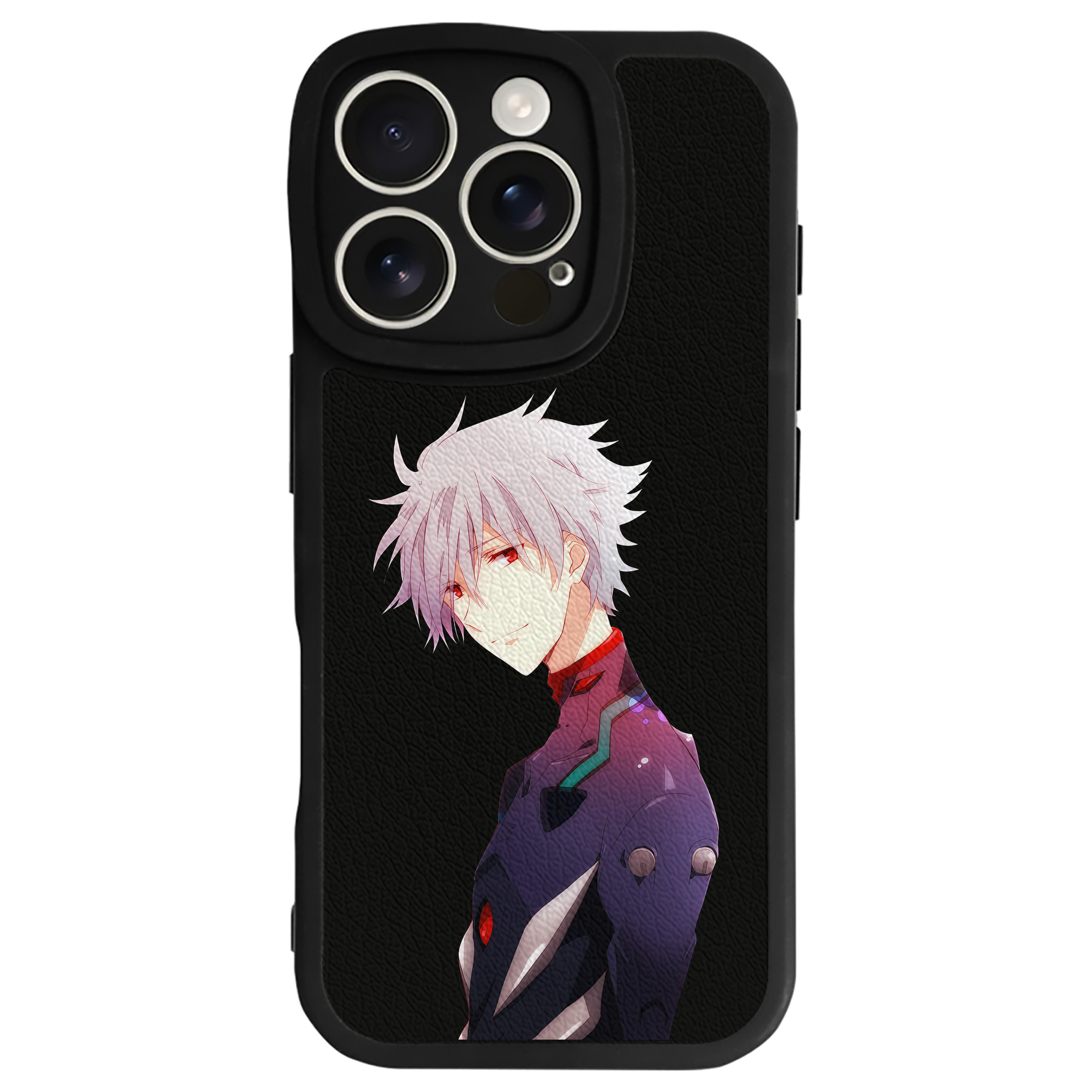 （画像用） EVA 新世紀エヴァンゲリオン 【iPhone 16シリーズ対応】シリコンスマホケース（レザー調） 材質：シリコン